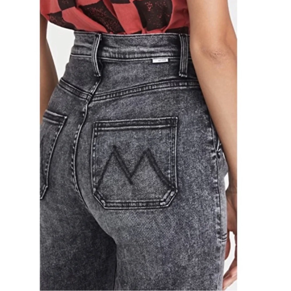 MOTHER The Wrapper Patch Springy Ankle in Train Stops - Picture 4 of 11